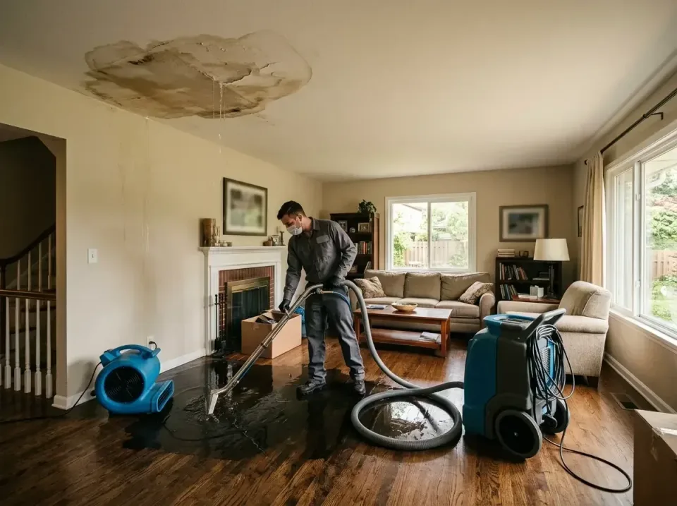 attic-pipe-burst-ceiling-drip-008 — frequently asked questions, Water Damage Restoration & Carpet Care in Minooka, IL